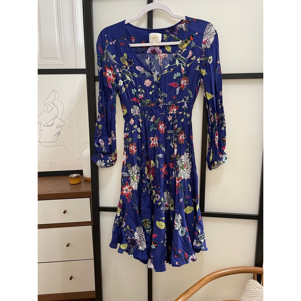 Anthropologie Maeve Floral Dress XS